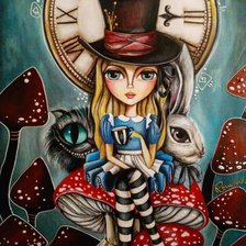 Схема вышивки «Алиса»