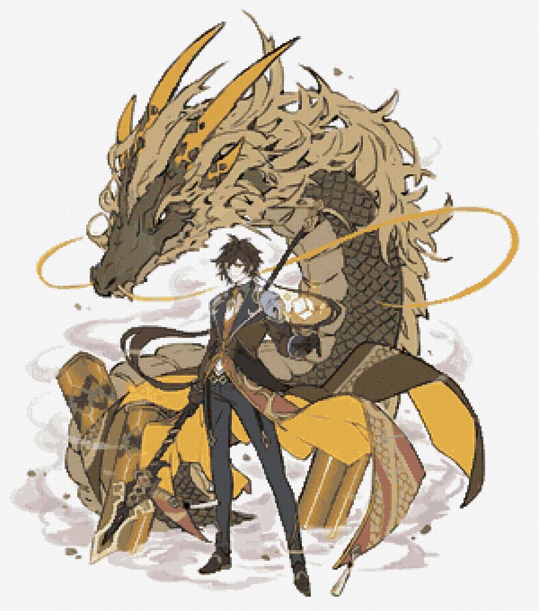 Джун Ли - геншин импакт, genshin impact, геншин - предпросмотр