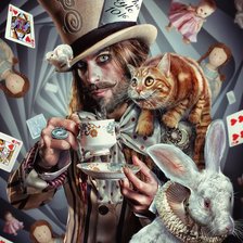 Схема вышивки «Шляпник»