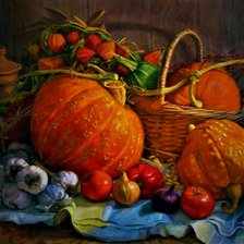 Схема вышивки «Осенний урожай»