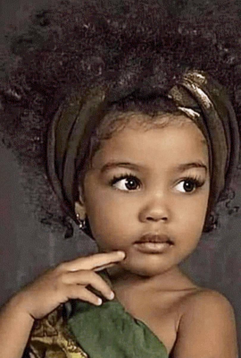 Маленькая красотка - ребенок, девочка, портрет - предпросмотр