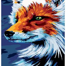 Схема вышивки «Лис»