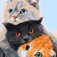 Схема вышивки «Трио»