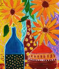 Схема вышивки «цветы»