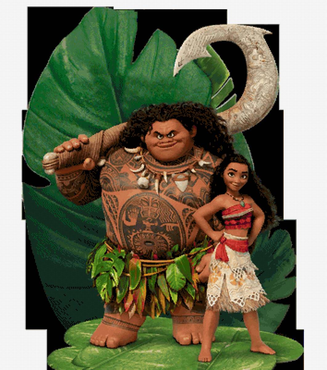 Моана - мауи тофити мультик дисней остров вода - предпросмотр