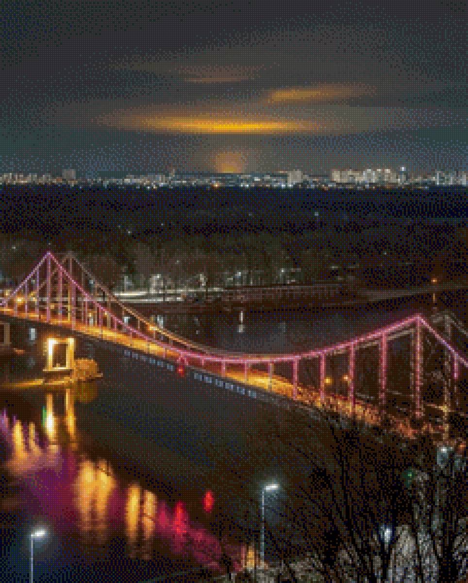 Пешеходный мост - мост - предпросмотр