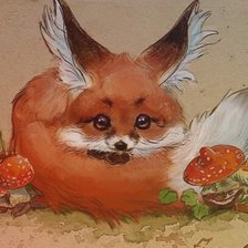 Схема вышивки «Лисенок»