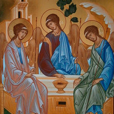 Схема вышивки «Святая троица»