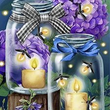 Схема вышивки «Светлячки»