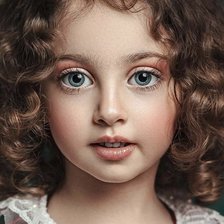 Схема вышивки «Детский портрет»