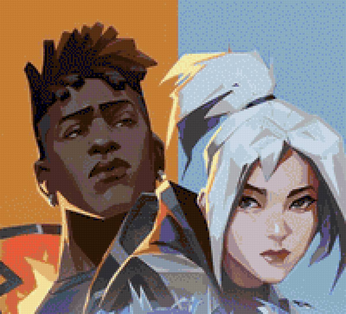 Phoenix x Jett - video games, valorant - предпросмотр