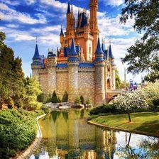 Схема вышивки «Замок»