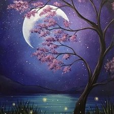 Схема вышивки «moon»