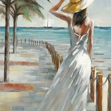 Схема вышивки «lady»