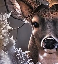 Схема вышивки «Олень»