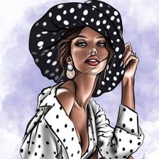 Схема вышивки «girl»