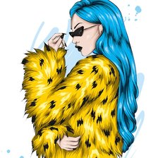 Схема вышивки «moda»