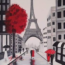 Схема вышивки «paris»