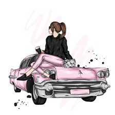 Схема вышивки «moda»