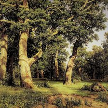 Схема вышивки «Дубрава Шишкин»