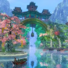 Схема вышивки «paisaje cantia»