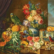 Схема вышивки «Натюрморт. Худ. Шустер Йозеф»