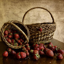 Схема вышивки «Клубника»