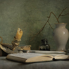 Схема вышивки «Ещё одно стихотворенье»