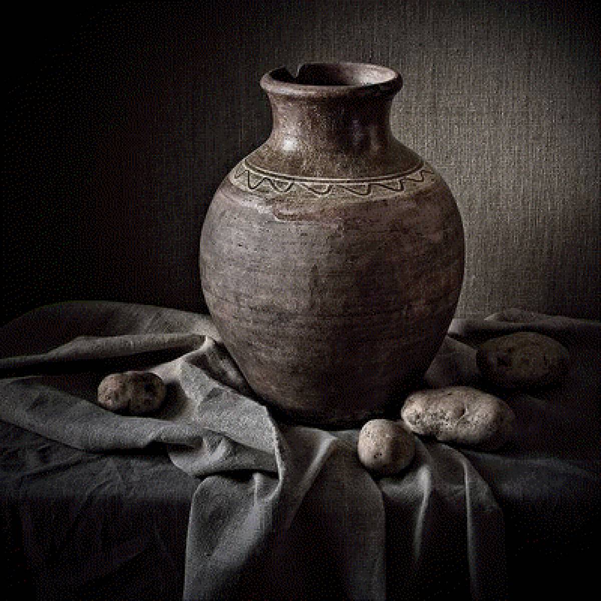 Кувшин - кувшин, натюрморт - предпросмотр