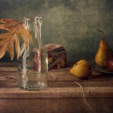 Схема вышивки «Осенний лист»