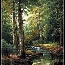 Схема вышивки «Пейзаж»