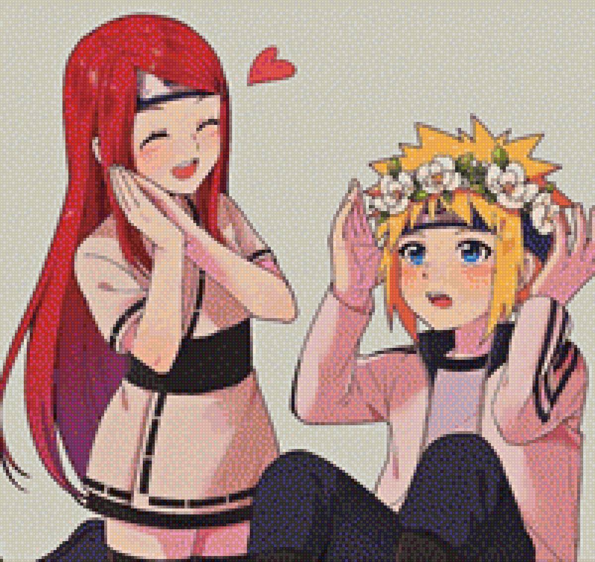 Кушина и Минато - предпросмотр