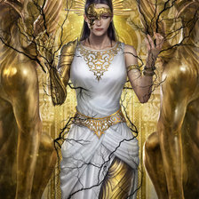 Схема вышивки «Жрица»