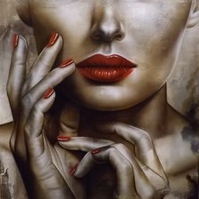 Схема вышивки «отражение»