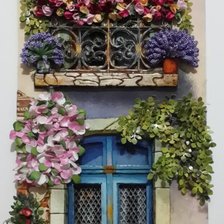 Схема вышивки «Домик»