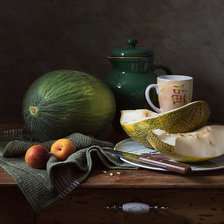 Схема вышивки «Дыня»