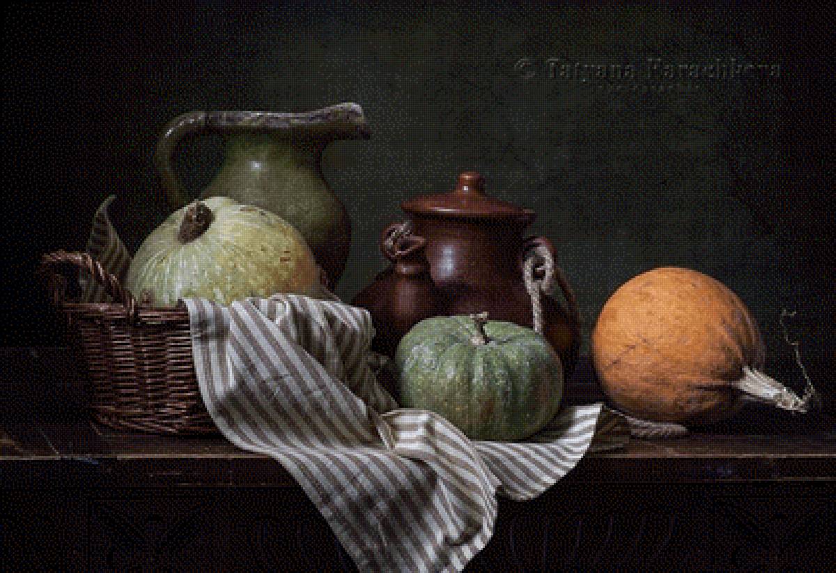 Тыква - тыква, натюрморт - предпросмотр