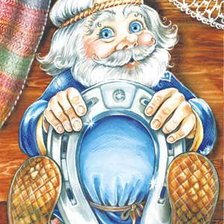 Схема вышивки «Сказочный домовой»