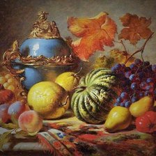 Схема вышивки «Натюрморт. Худ. Даффилд Уильям»