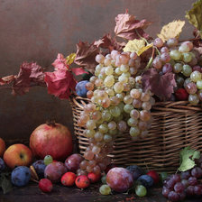 Схема вышивки «Фрукты»