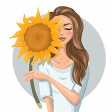 Схема вышивки «Donna Sunflower»