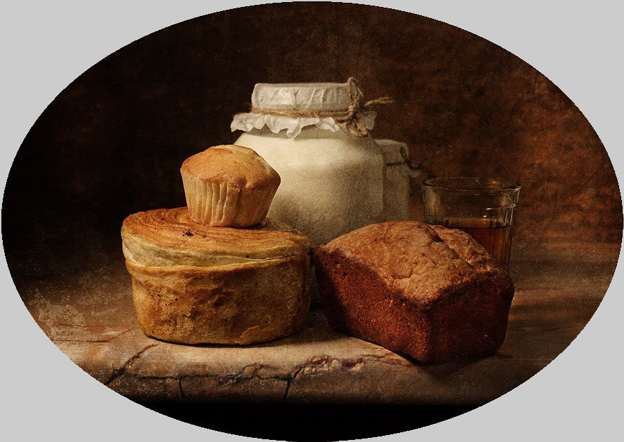 Натюрморт - кухня, хлеб, натюрморт - оригинал