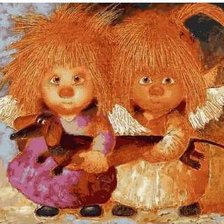 Схема вышивки «Солнечные ангелы»