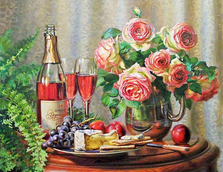 Натюрморт. Худ. Энн Мортон - натюрморт, энн мортон - оригинал