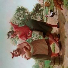 Схема вышивки «АЛЕКСАНДР ИВАНОВ. СПЛЕТНИЦЫ»