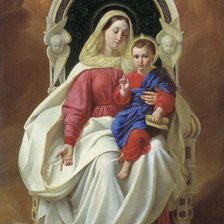 Схема вышивки «АЛЕКСЕЙ МАРКОВ. МАДОННА С МЛАДЕНЦЕМ»