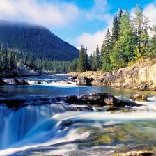 Схема вышивки «Водопад»