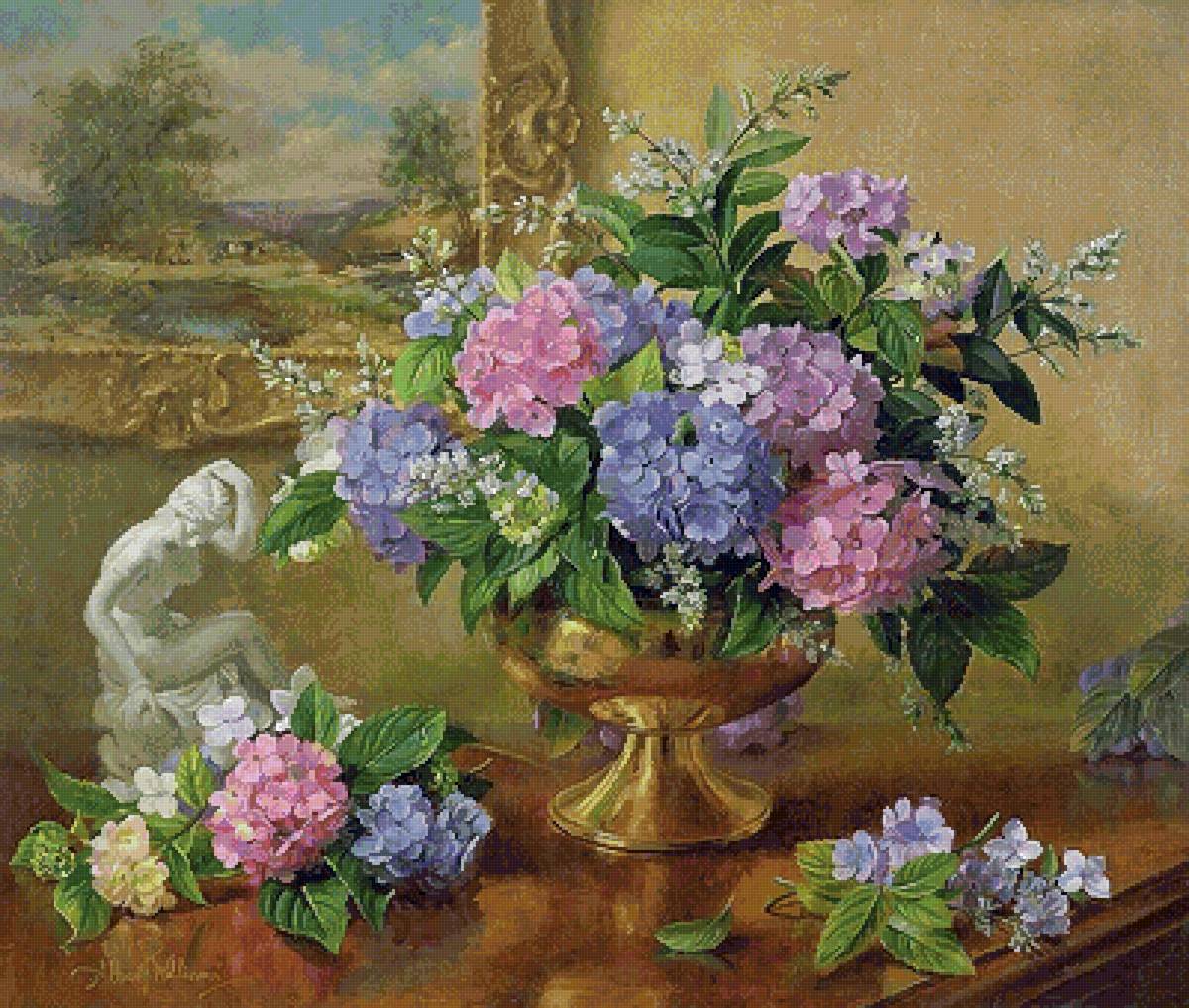 Натюрморт. Худ. Альберт Вильямс - натюрморт, альберт вильямс - предпросмотр