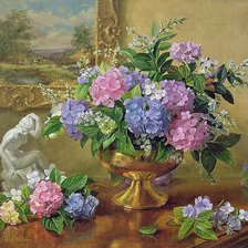 Схема вышивки «Натюрморт. Худ. Альберт Вильямс»