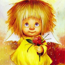 Схема вышивки «солнечный ангел»